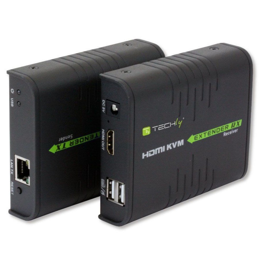 Kvm pojačivač TECHLY IDATA HDMI-KVM2 (odašiljač i prijemnik)-0