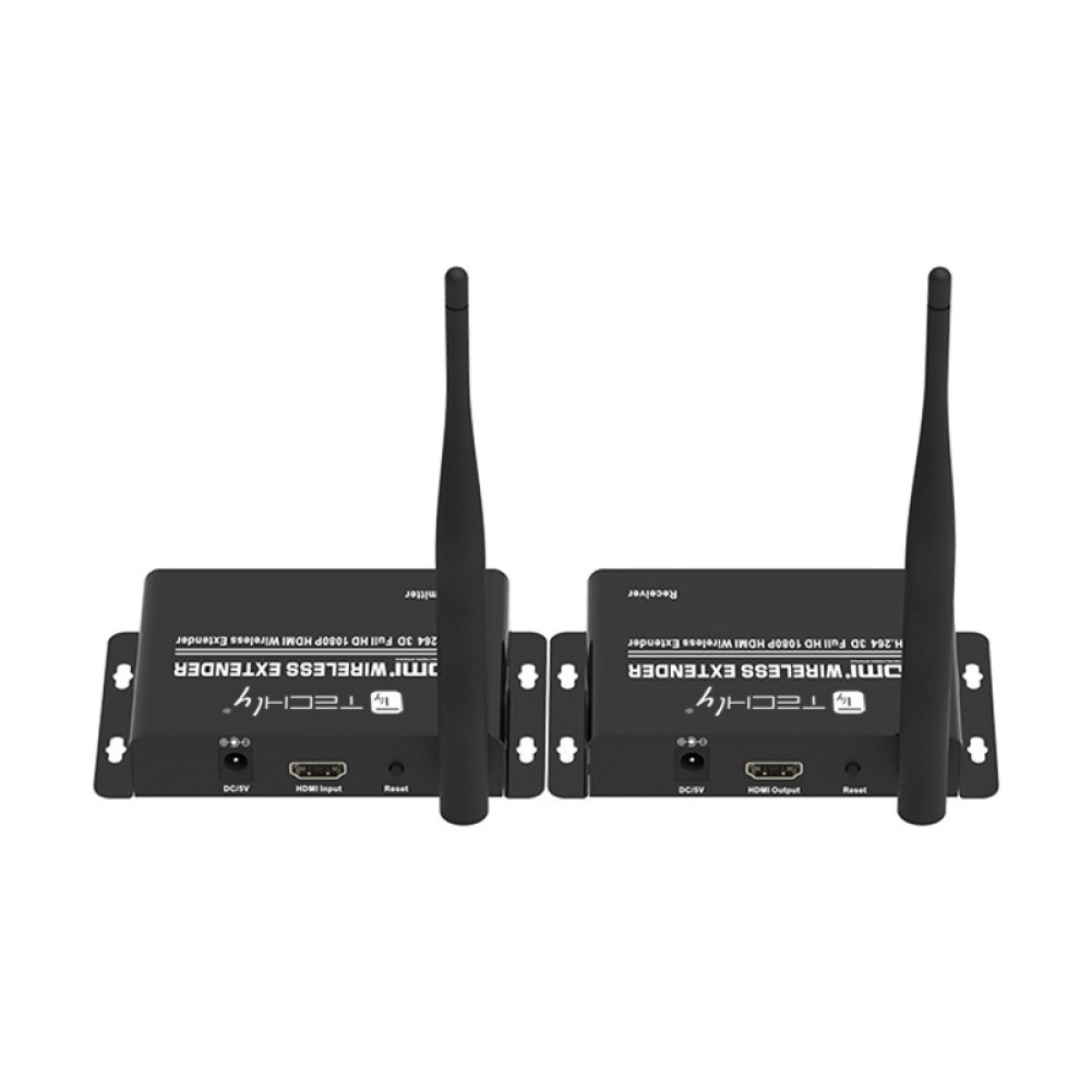 AV pojačivač TECHLY IDATA HDMI-WL55 (AV odašiljač & prijemnik) crni-3