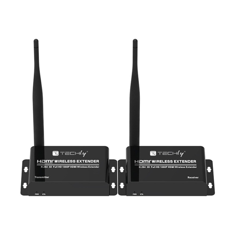 AV pojačivač TECHLY IDATA HDMI-WL55 (AV odašiljač & prijemnik) crni-2