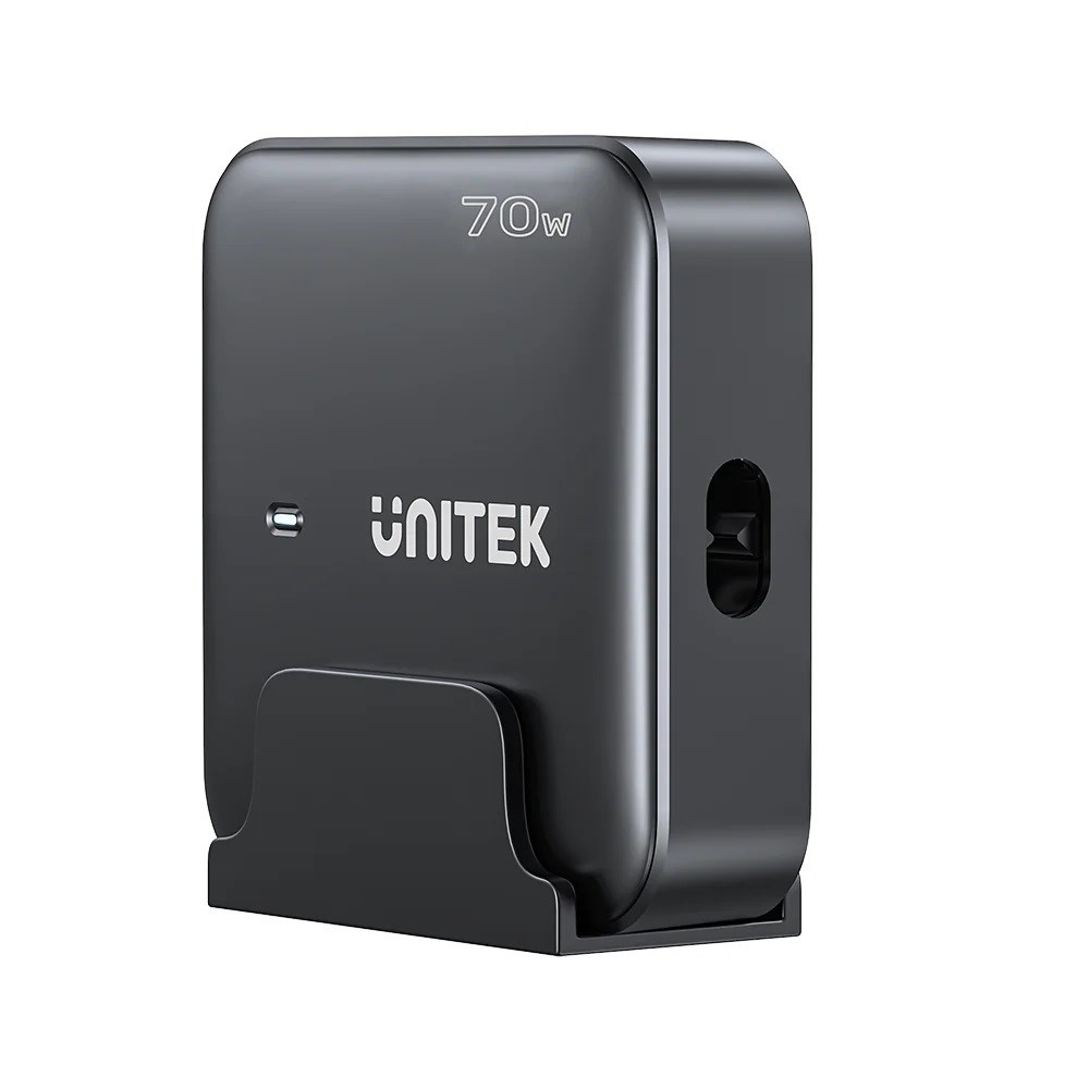 GaN mrežni punjač UNITEK P1228A (70W, 2x USB-C, 2x USB-A, PD 3.0)-5