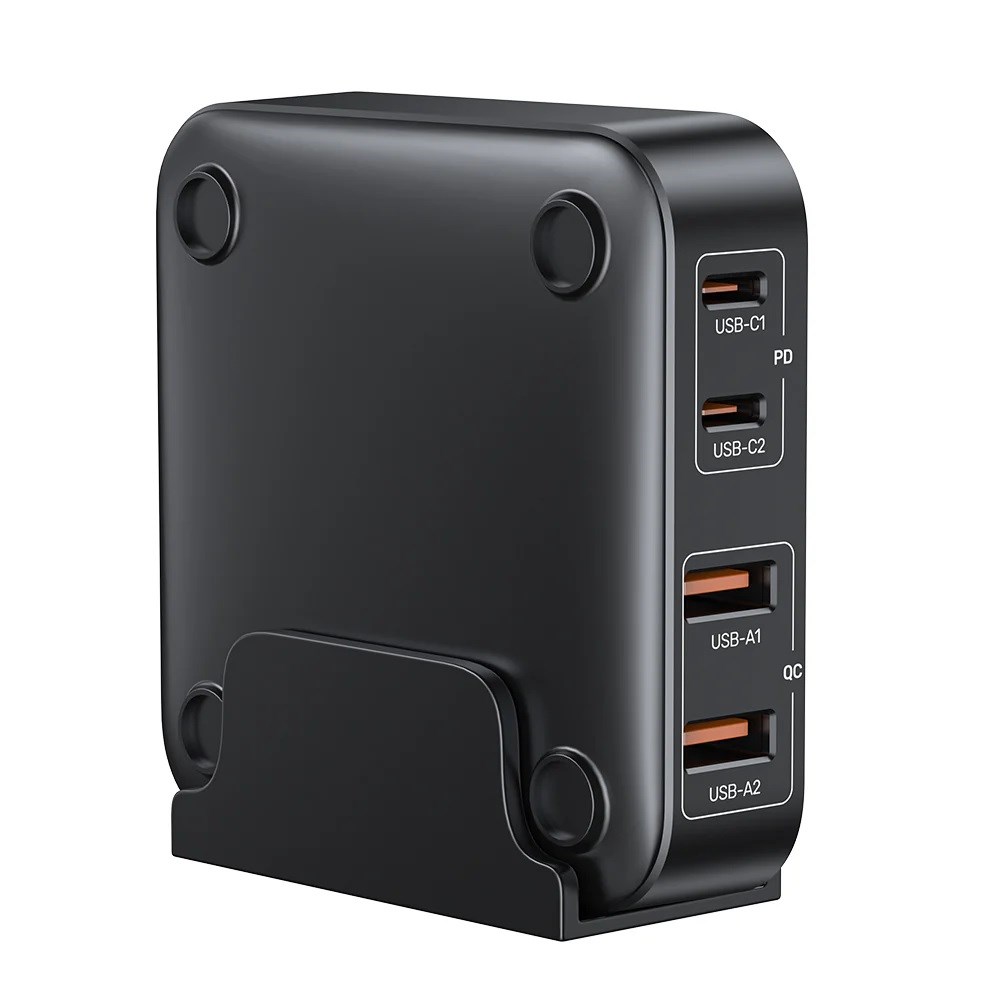 GaN mrežni punjač UNITEK P1228A (70W, 2x USB-C, 2x USB-A, PD 3.0)-4