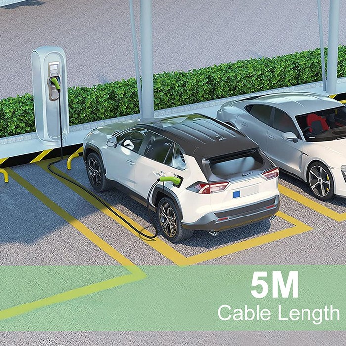 Kabel za punjenje automobila QOLTEC 52474 (Tip 2, 400V, 22kW, 32A, 5m)-5