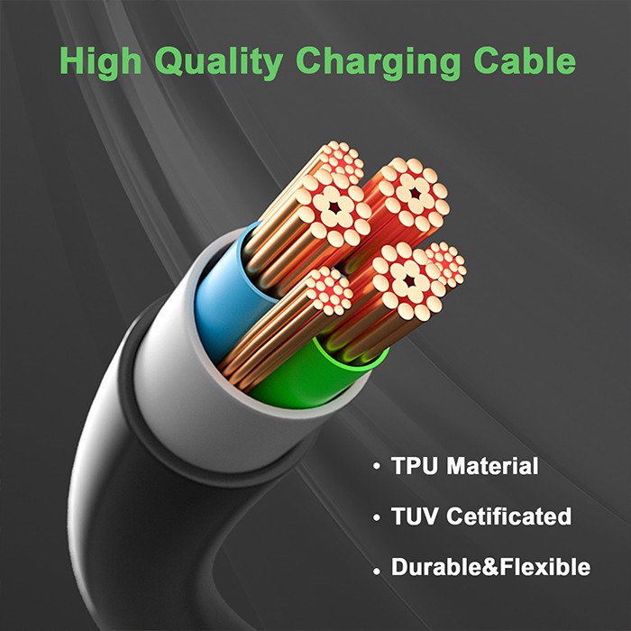 Kabel za punjenje automobila QOLTEC 52474 (Tip 2, 400V, 22kW, 32A, 5m)-4