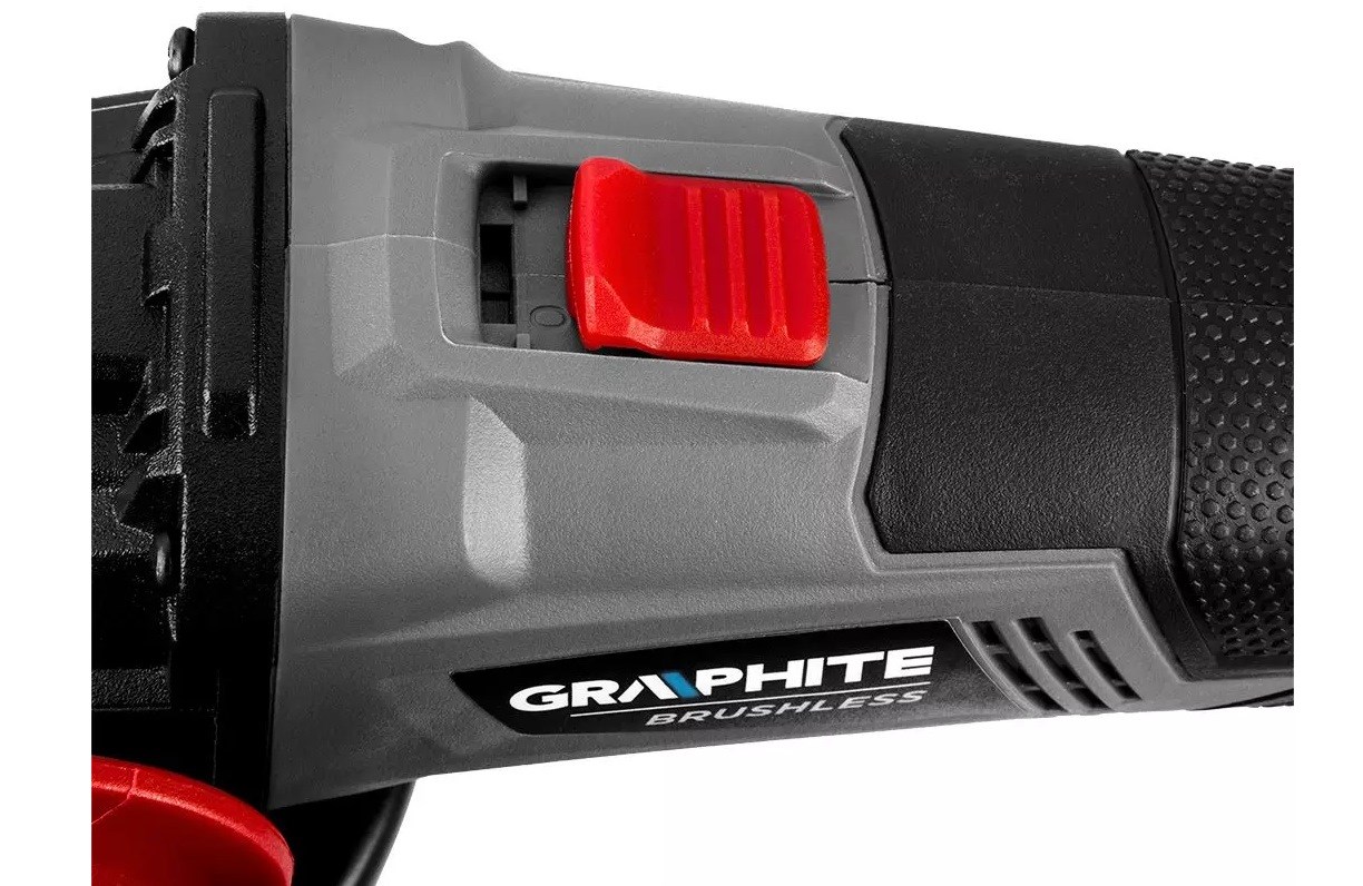 Kutna brusilica na baterije GRAPHITE Energy+ 18V (bez baterije, bez četkica, disk 125 mm)-0