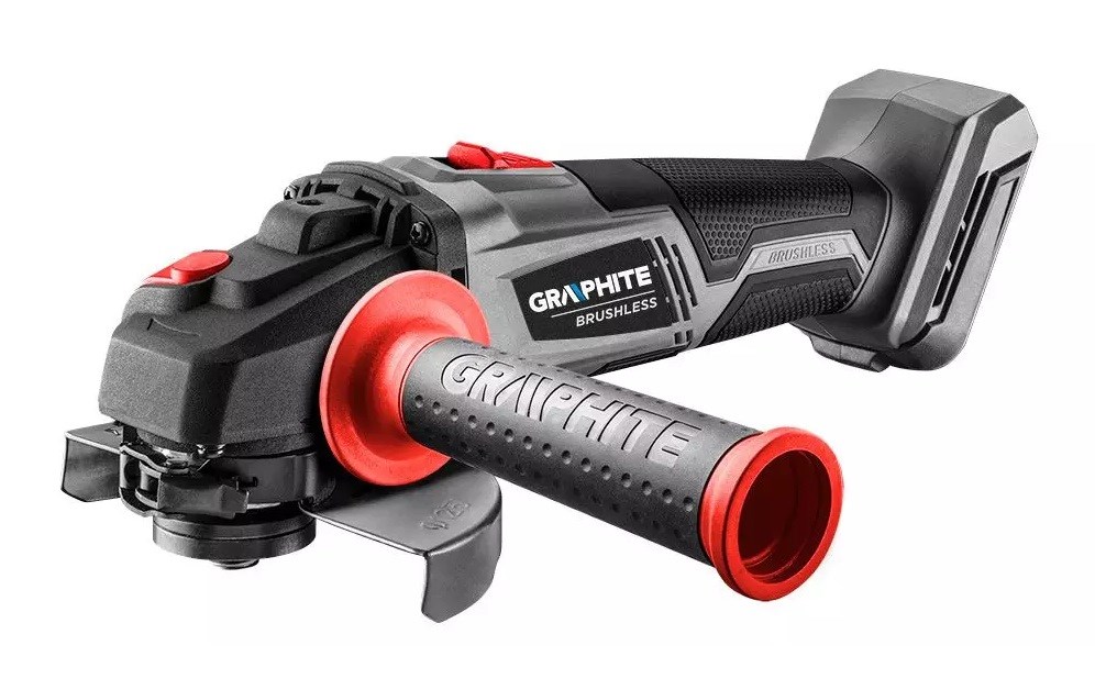 Kutna brusilica na baterije GRAPHITE Energy+ 18V (bez baterije, bez četkica, disk 125 mm)-7