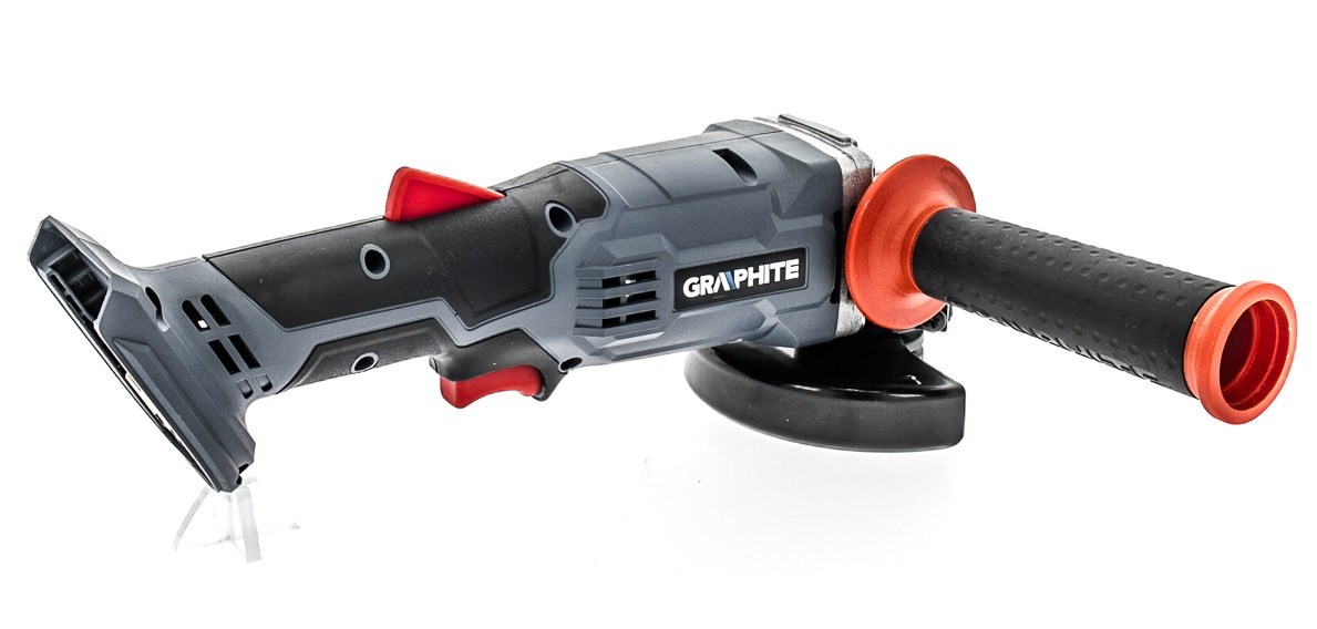 Kutna brusilica na baterije GRAPHITE Energy+ 18V (bez baterije, bez četkica, disk 115 mm)-4