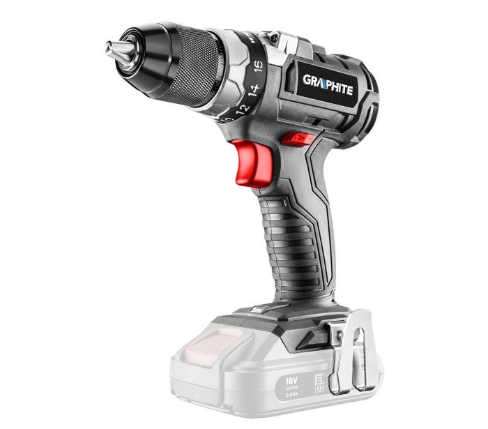 Aku bušilica odvijač GRAPHITE 58G019 Energy+ (18V, bez baterije)-0