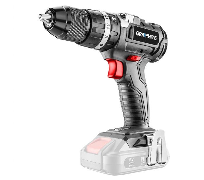 Akumulatorska udarna bušilica GRAPHITE 58G020 Energy+ (18V, bez baterije i punjača)