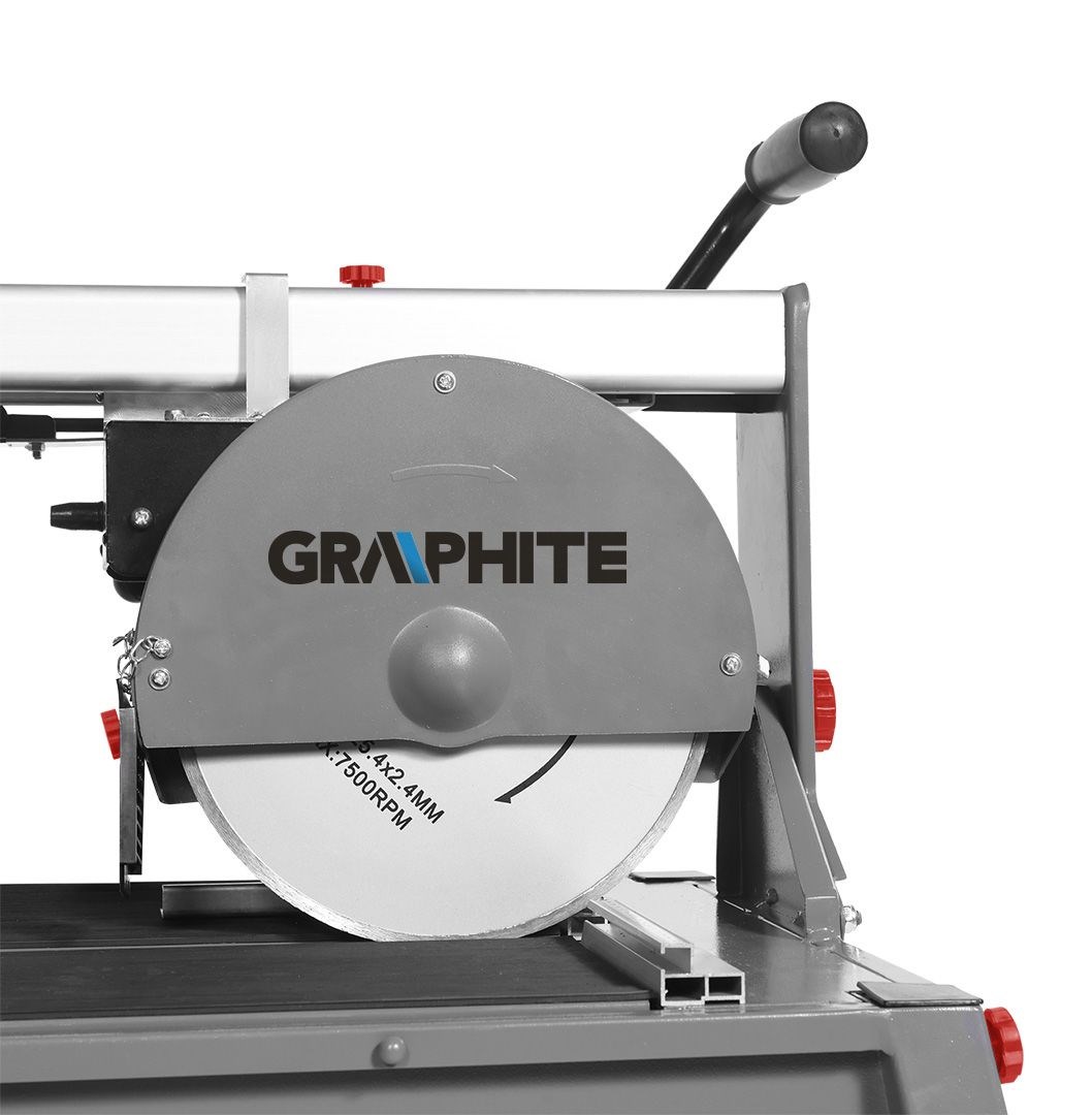 Rezačica za pločice GRAPHITE 1500W (disk 250x25, veličina stola 1230x460, domet rezanja 1200mm)-4