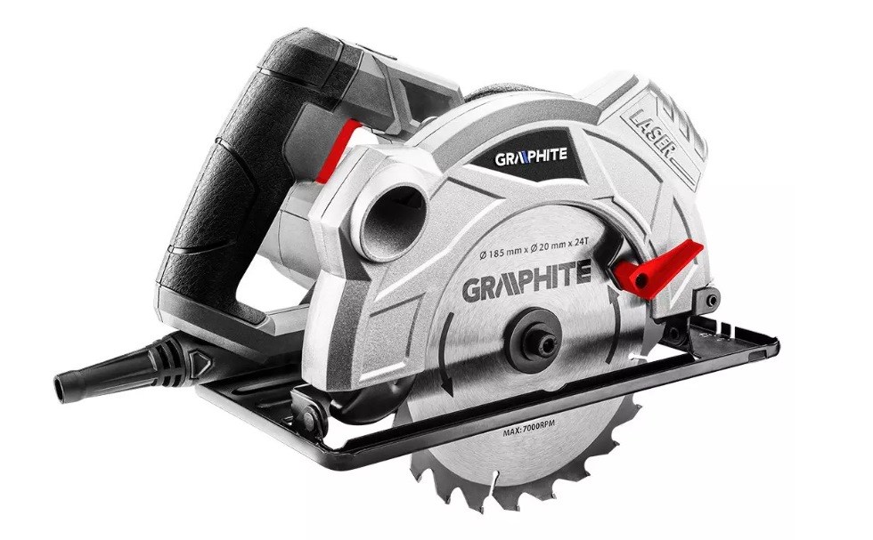 Kružna pila GRAPHITE 1500W (list pile 185mm)-0