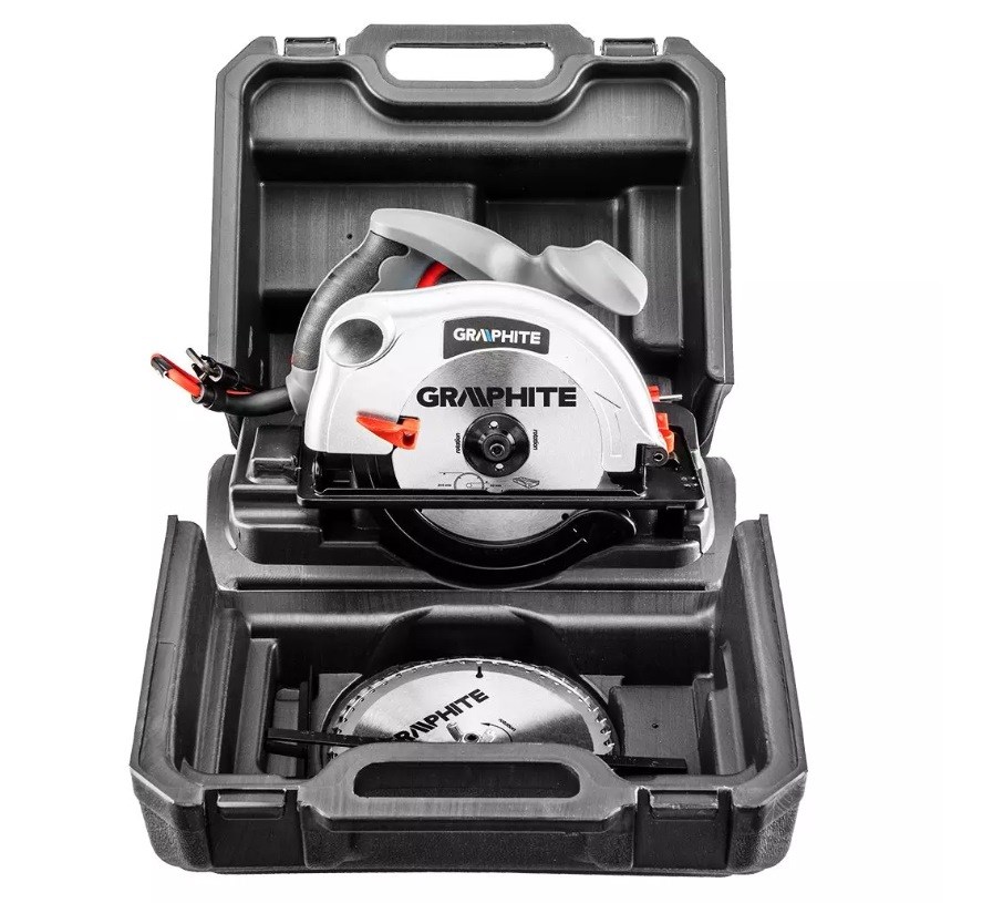 Kružna pila GRAPHITE 1200W (list pile 185mm, s kovčegom)-4