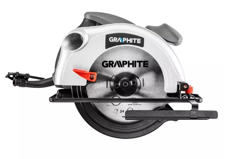 Kružna pila GRAPHITE 1200W (list pile 185mm, s kovčegom)-1