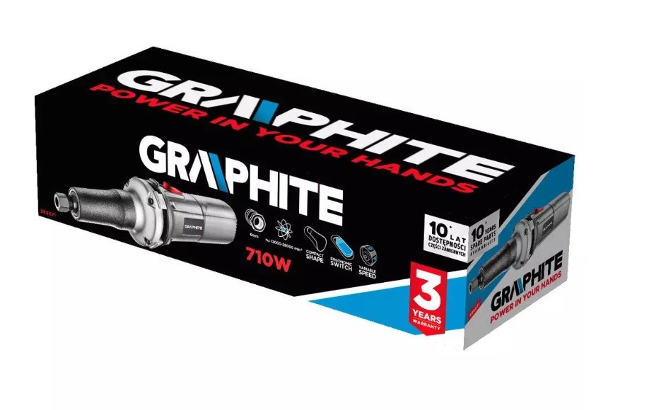 Ravna brusilica GRAPHITE 59G072 (710W, 25mm, 12000-28000 o/min)-3