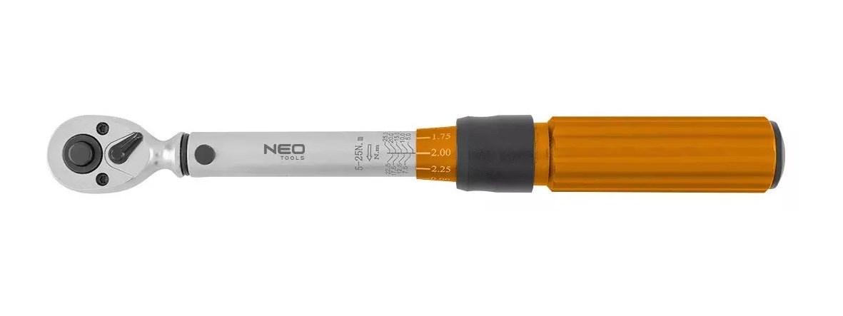 Moment ključ set NEO TOOLS 08-820 (1/4", 5-25 Nm, 21 kom)-3