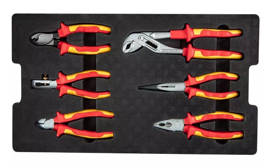 Kutija s alatom NEO TOOLS 01-311 za električare (52 kom, 22" kofer, IP67)-5