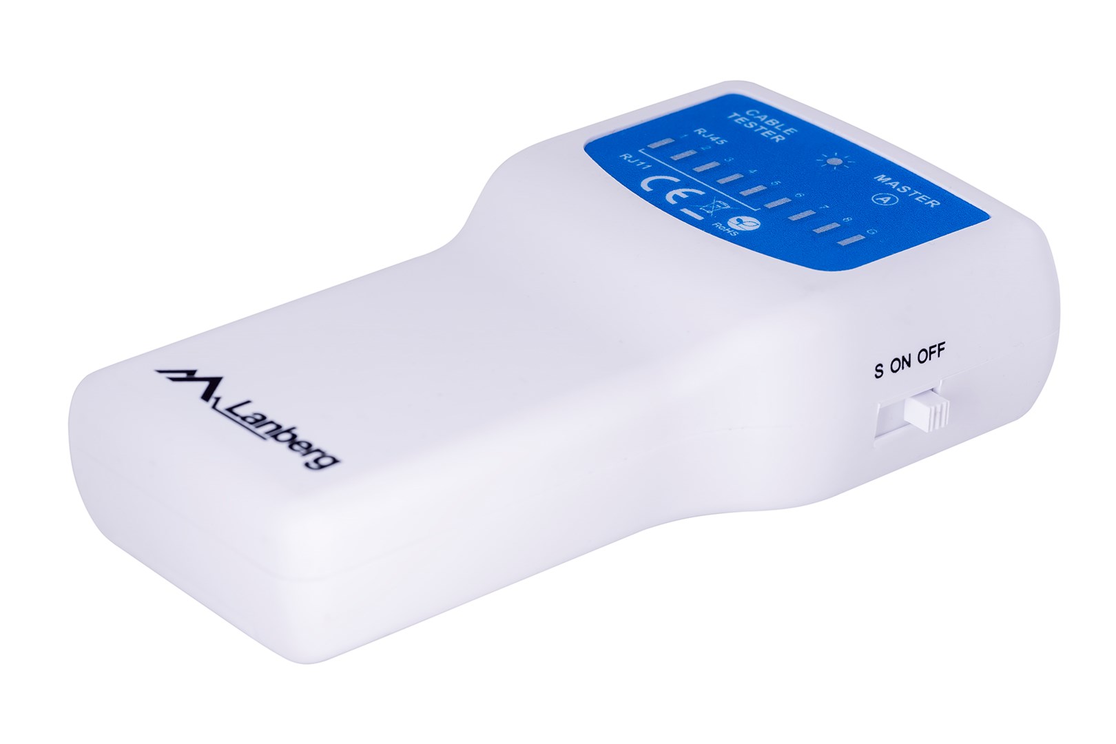 Testera za mrežni kabel Lanberg NT-0402 PoE testera plavi bijeli-7