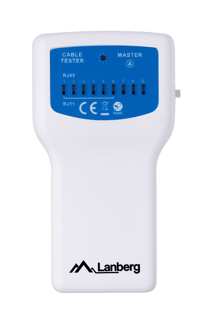 Testera za mrežni kabel Lanberg NT-0402 PoE testera plavi bijeli-4
