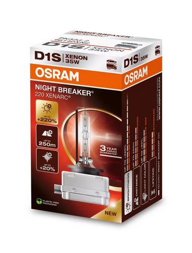 Xenon žarulje OSRAM Xenarc Night Breaker 220 D1S (+220% svjetline, 4500K, 35W) Duo Box-3
