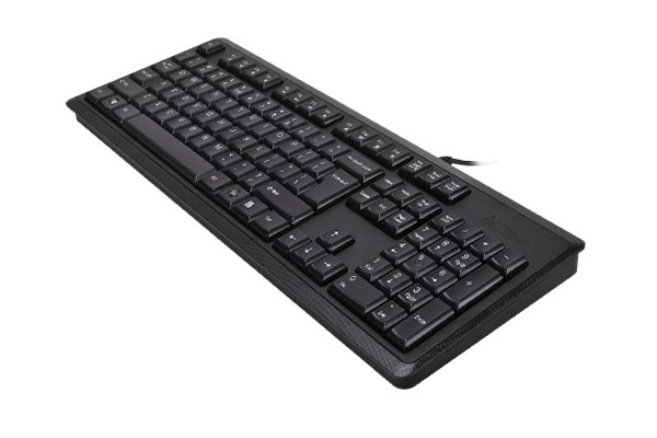 Tipkovnica A4TECH KR-92 (USB, QWERTY, engleski) crna – internacionalna non HR tipkovnica-3