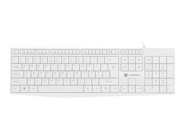 Tipkovnica NATEC Nautilus (US Slim) – internacionalna non HR tipkovnica-0