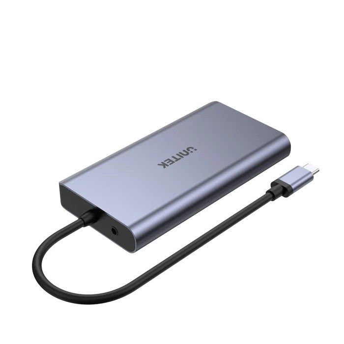USB-C Hub 8W1 USB-C 3.1, PD 100W, D1019B UNITEK-1