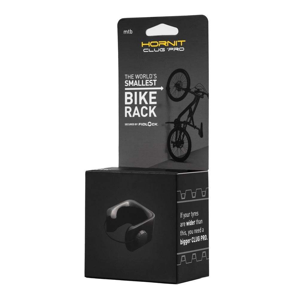 Zidni držač bicikla HORNIT CLUG PRO MTB (gume 44-57 mm, crna boja)-6
