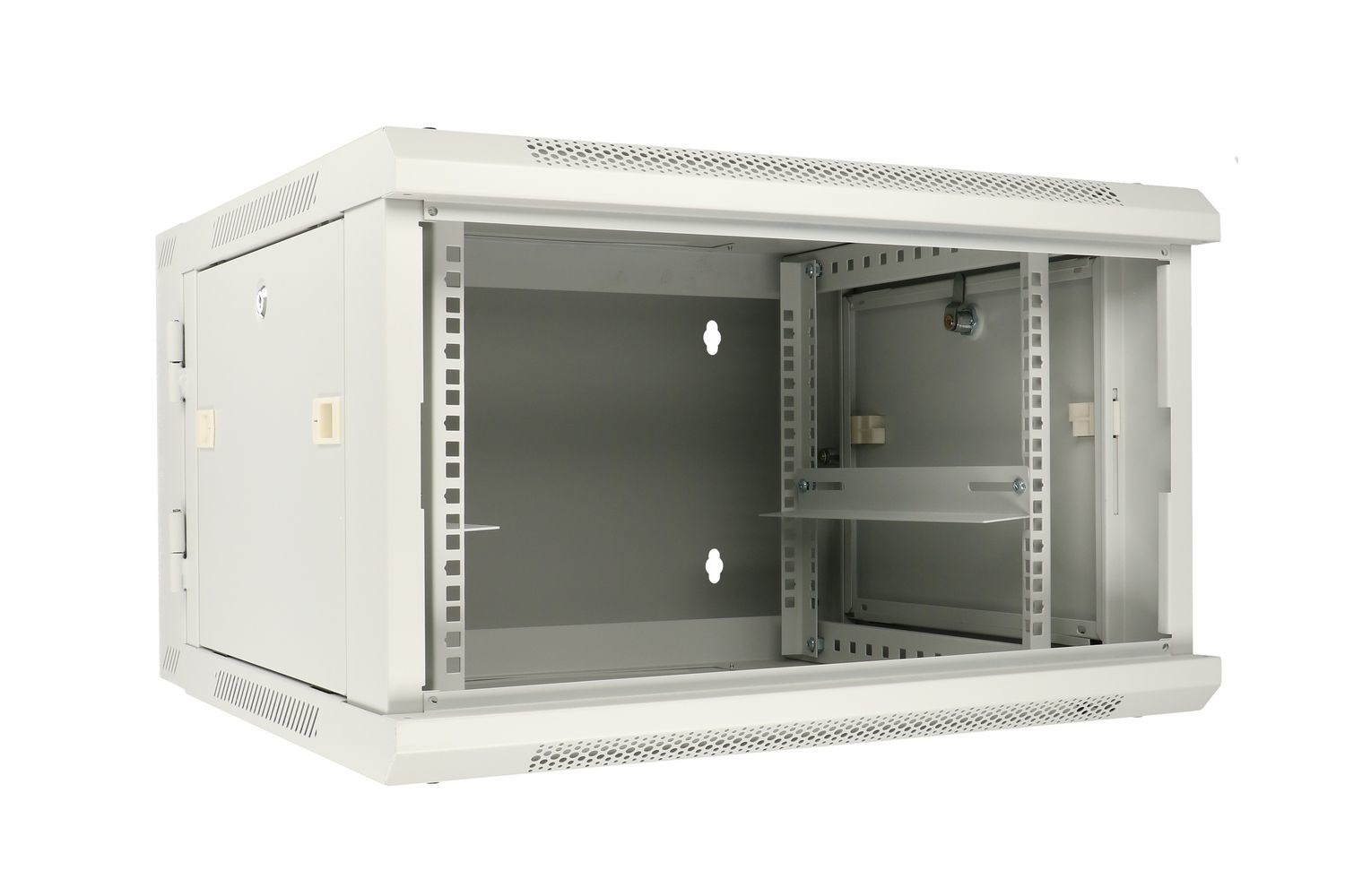 Rack ormar Extralink EX.12936 (6U, montaža na zid, siva boja)-0