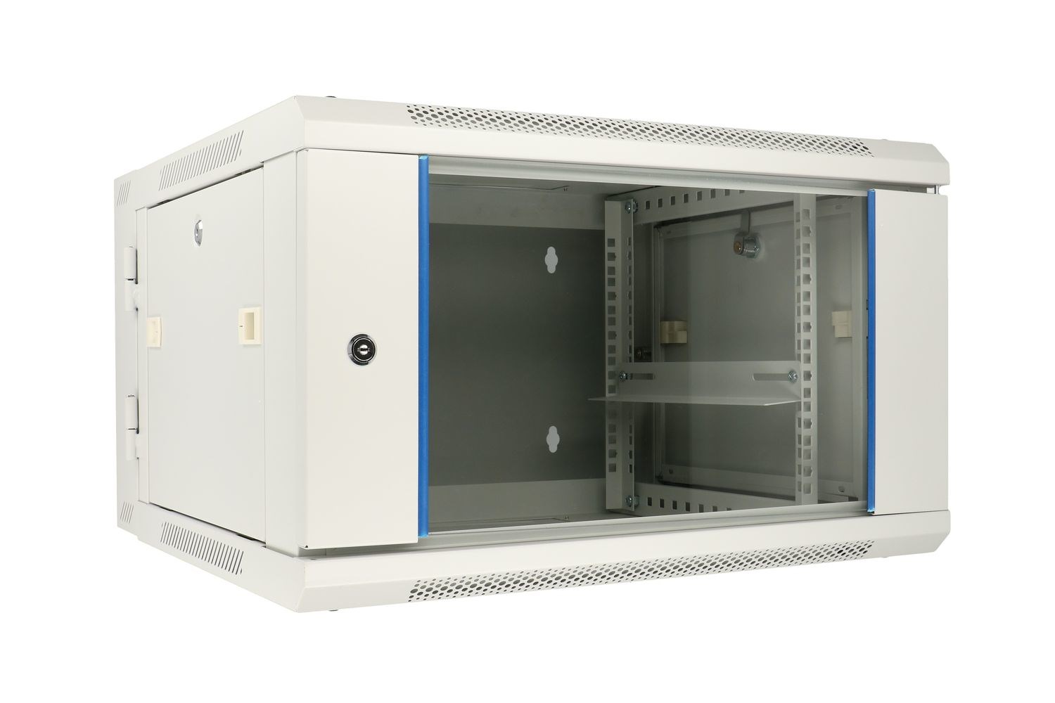 Rack ormar Extralink EX.12936 (6U, montaža na zid, siva boja)-7