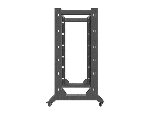 Otvoreni mrežni ormar LANBERG ORF01-6827-B (27U, 600x800mm, 600kg nosivost)-4