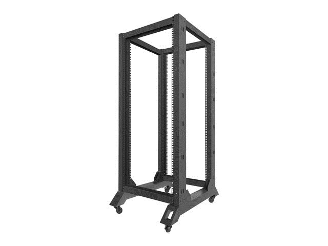 Otvoreni mrežni ormar LANBERG ORF01-6827-B (27U, 600x800mm, 600kg nosivost)-5