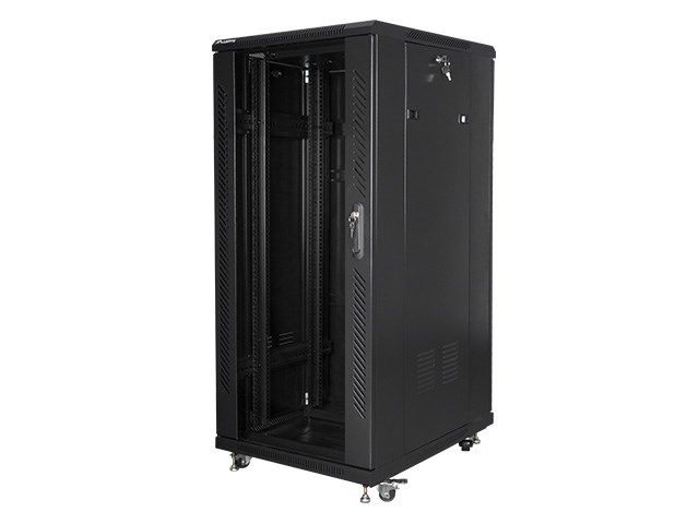 Ormar LANBERG (19", stojeći, 27U, 600 x 800) crni-0