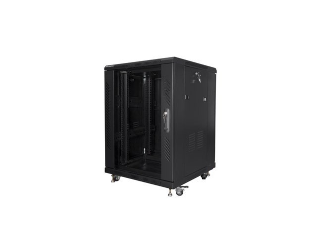 Ormar LANBERG (19", stojeći, 15U, 600 x 600) crni-1