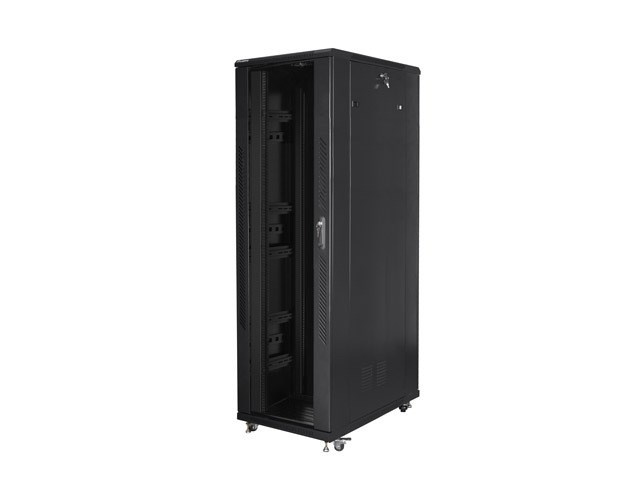 Zidni ormar LANBERG FF01-8242-12B (19", stojeći, 42U, 800 x 1200) crni-0