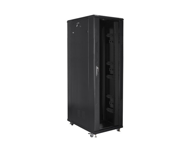 Zidni ormar LANBERG FF01-8242-12B (19", stojeći, 42U, 800 x 1200) crni-1