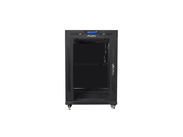 Slobodnostojeći ormar LANBERG 19" Rack Cabinet 15U (800 kg, crna boja, LCD, 898x600x800 mm)-2