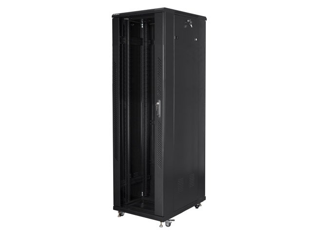 Ormar LANBERG (19", stojeći, 42U, 600 x 1000) crni-2