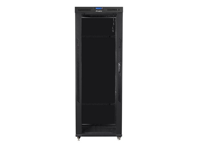 Stalak LANBERG 19'' Rack Cabinet 42U (800x1000, crna, nosivost 800 kg, LCD zaslon)-1
