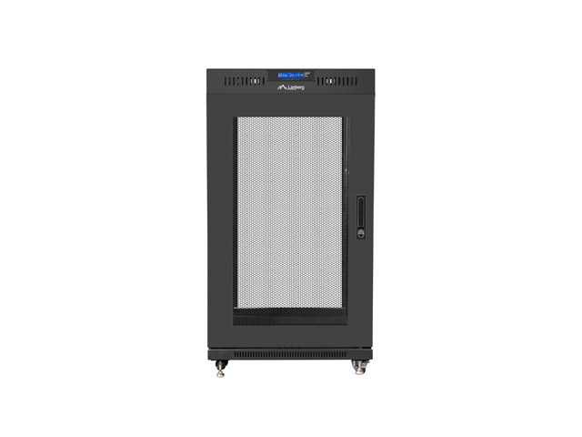 Samostojeći mrežni ormar LANBERG FF01-6622-12S (19", 22U, 600x600mm, nosivost 800kg, sivi)-3