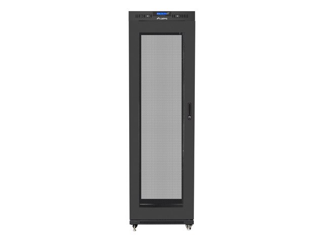Rack ormar LANBERG 19" (LCD, crna boja, nosivost 1200 kg, dubina 1000 mm, širina 600 mm)-3