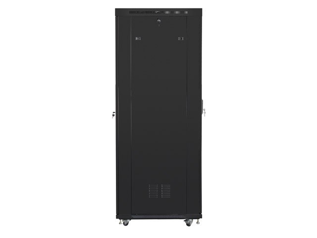 Rack ormar LANBERG 19" (LCD, crna boja, nosivost 1200 kg, dubina 1000 mm, širina 600 mm)-1