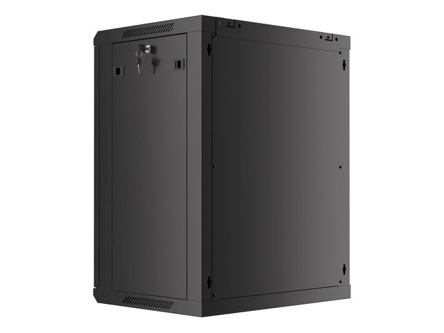 Zidni ormar LANBERG (19", 15U, 600 x 450, staklena vrata) crni-4