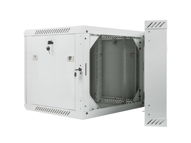 Mrežni ormar LANBERG WF02-6609-10S (9U, 600x600mm, 60kg, 2 ventilatora, sivi)-5