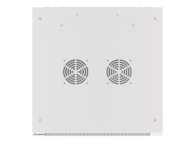 Mrežni ormar LANBERG WF01-6627-10S 19" 27U (600x600mm, zidni, staklena vrata, sivi)-5