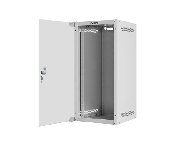 Zidni ormar LANBERG WF10-2312-10S (12U, za montažu na zid) sivi-2