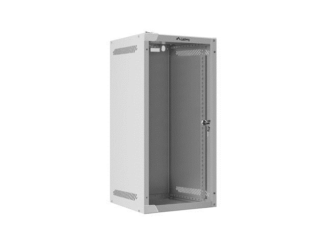 Zidni ormar LANBERG WF10-2312-10S (12U, za montažu na zid) sivi