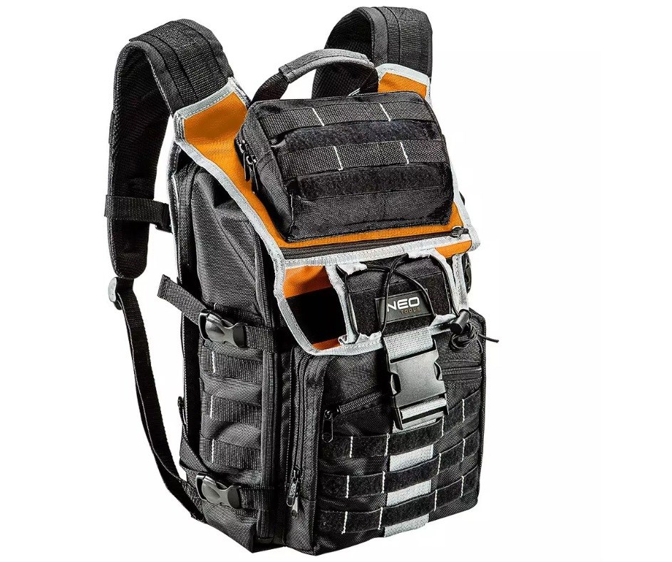 Ruksak za alat NEO TOOLS 84-304 (22 džepa, odjeljak za laptop, poliester 600D)-0