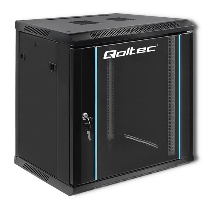 Serverski ormar QOLTEC 54464 (19", 12U, 600 x 635 x 450)-0