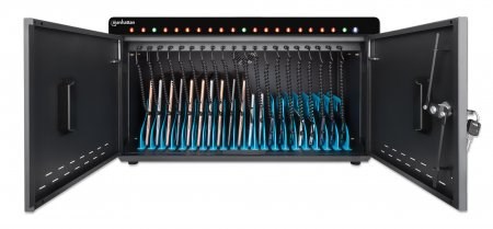Punjač MANHATTAN 20-Port USB-C Desktop Charging Cabinet (USB Type-C, 20 uređaja, crna boja)-5