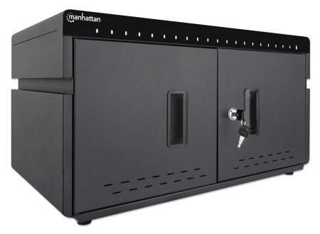 Punjač MANHATTAN 20-Port USB-C Desktop Charging Cabinet (USB Type-C, 20 uređaja, crna boja)-1