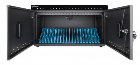 Punjač MANHATTAN 20-Port USB-C Desktop Charging Cabinet (USB Type-C, 20 uređaja, crna boja)-4